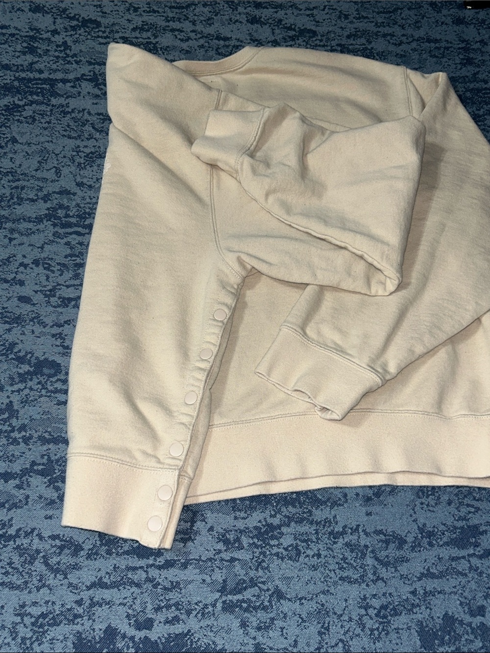 Roots Women’s Crewneck Sweatshirt in Pale Beige - Picture 6 of 6